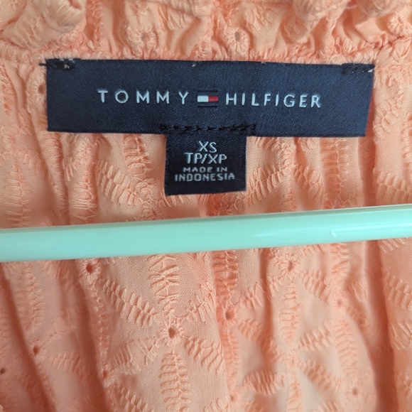 Tommy Hilfiger babydoll eyelet dress - Picture 3 of 3